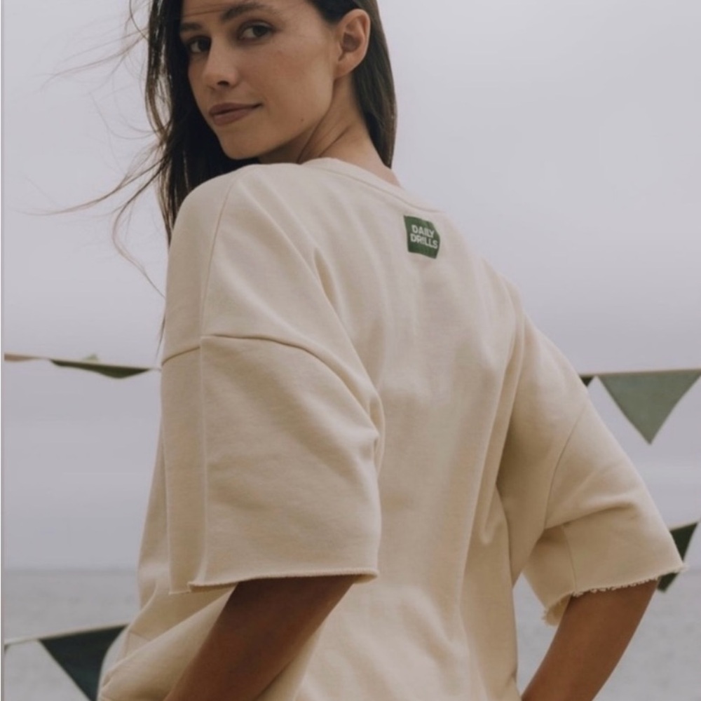 Daily Drills Short Sleeve Crewneck - Sand
